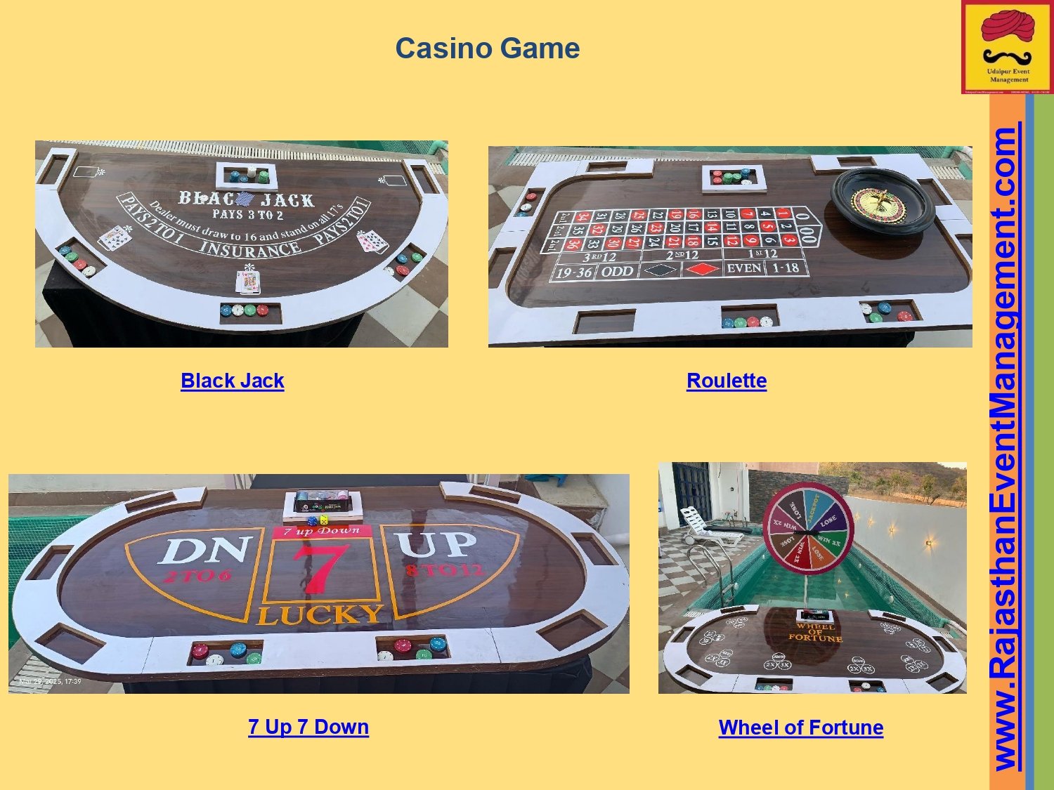 Casino Games — Blackjack, Roulette & Wheel of Fortune